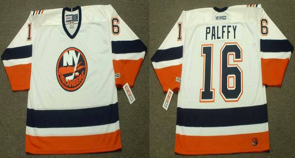 2019 Men New York Islanders 16 Palffy white CCM NHL jersey